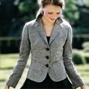 Gorgeous J. Crew Robert Noble Scottish wool blazer size 0 RARE